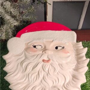 Santa Claus Holiday Plate